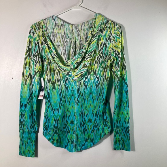 Womens Marmot Shannon Hoody Celtic Cascade S Green Long Sleeve Thumb Hole NWT - Picture 2 of 8